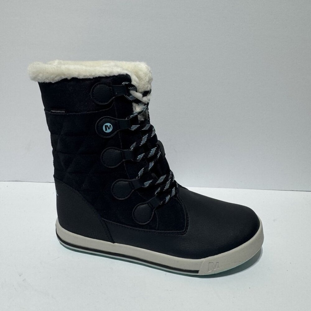 Merrell Girls Heidi Waterproof Boots Black Size 6 M Big Kid
